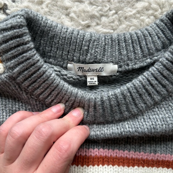 Madewell Striped Sweater - Picture 2 of 6